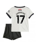 Manchester United Alejandro Garnacho #17 Tredjedraktsett Barn 2024-25 Korte ermer (+ bukser)